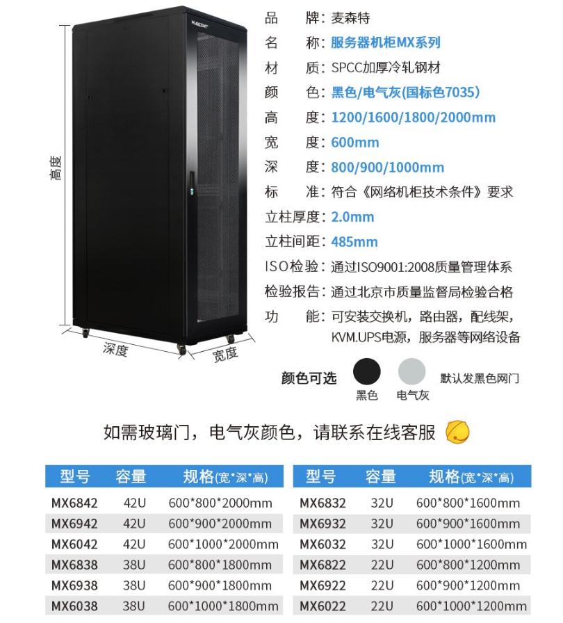 服務(wù)器機柜規(guī)格尺寸