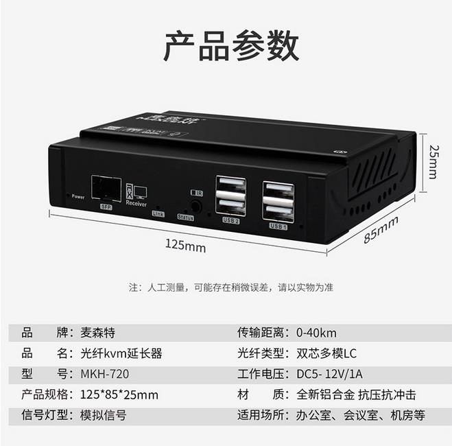 MKH-720延長器產品參數(shù)
